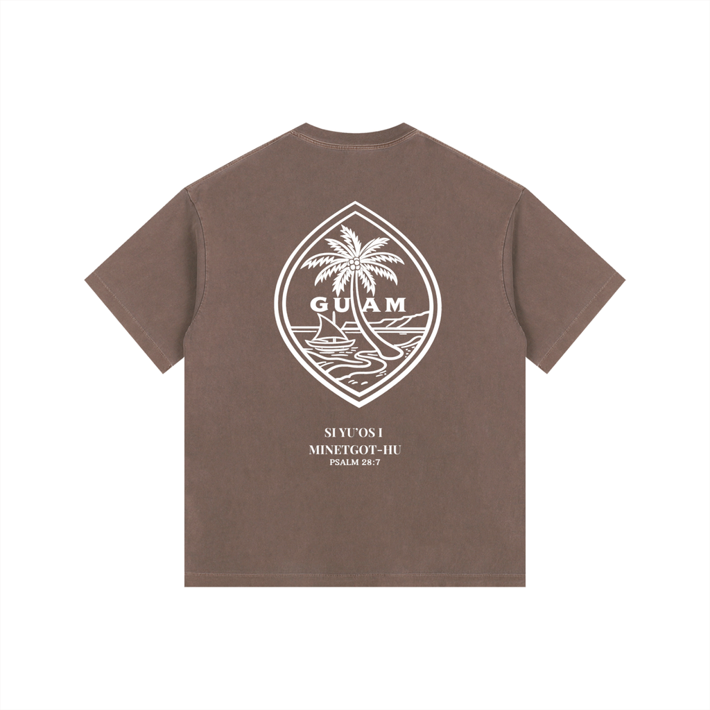 Vintage Wash Guam Psalm 28:7
