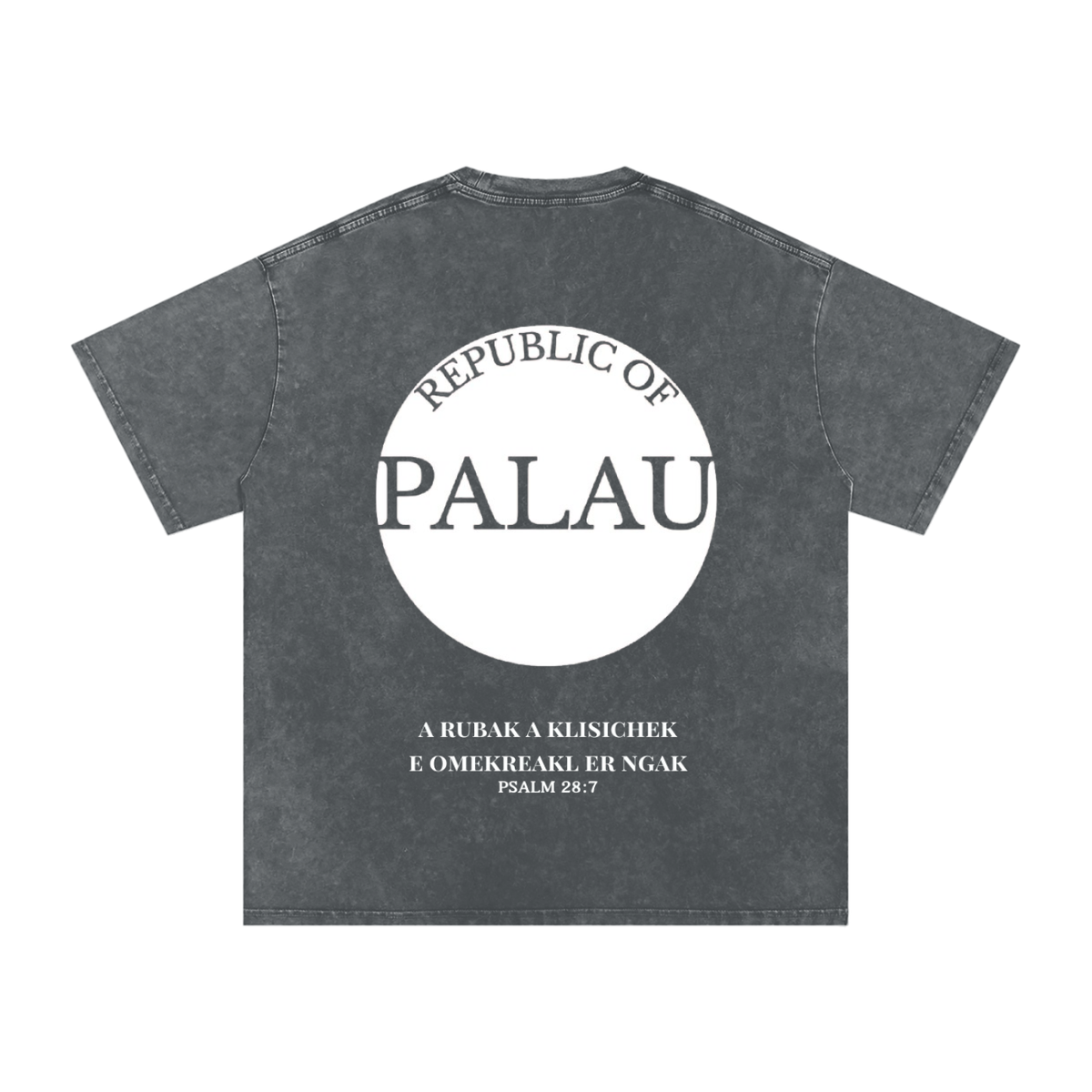 Snow Wash Palau Psalm 28:7