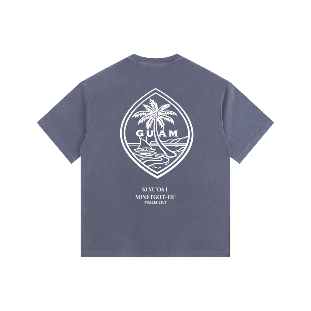 Vintage Wash Guam Psalm 28:7