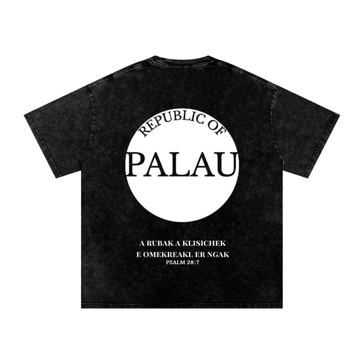 Snow Wash Palau Psalm 28:7
