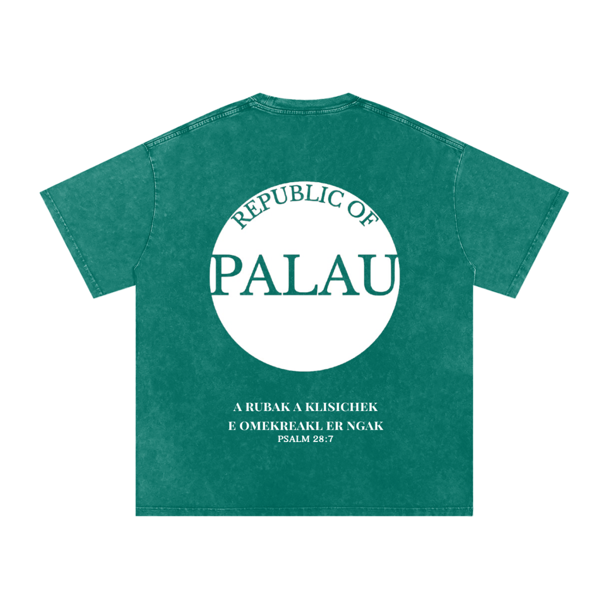 Snow Wash Palau Psalm 28:7
