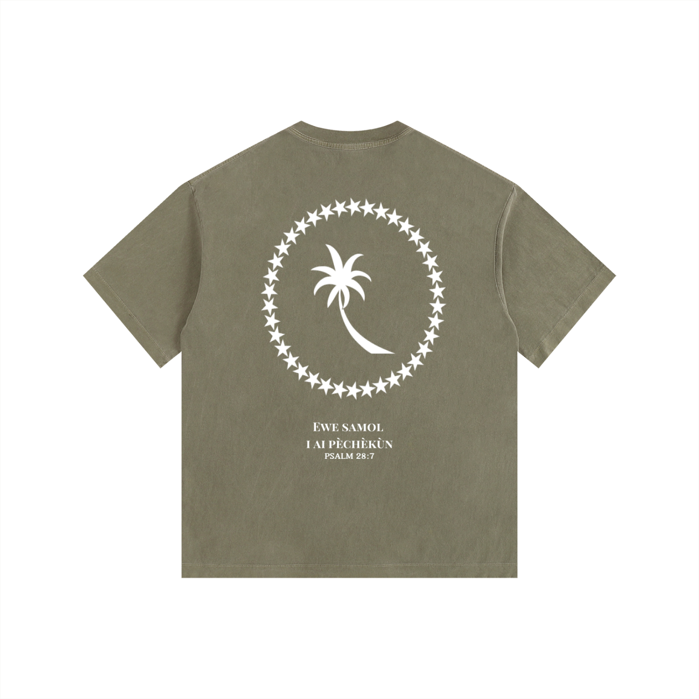 Vintage Wash Chuuk Psalm 28:7