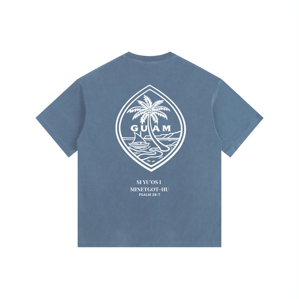 Vintage Wash Guam Psalm 28:7