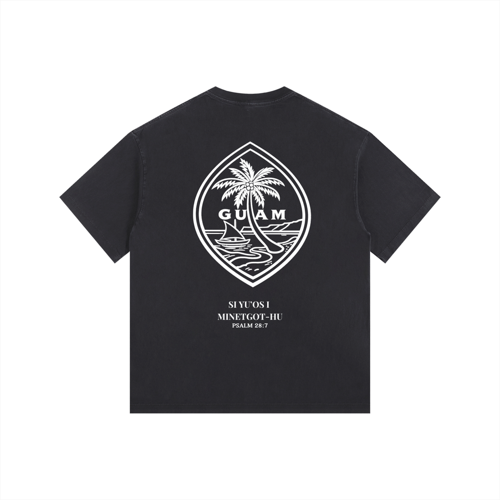 Vintage Wash Guam Psalm 28:7